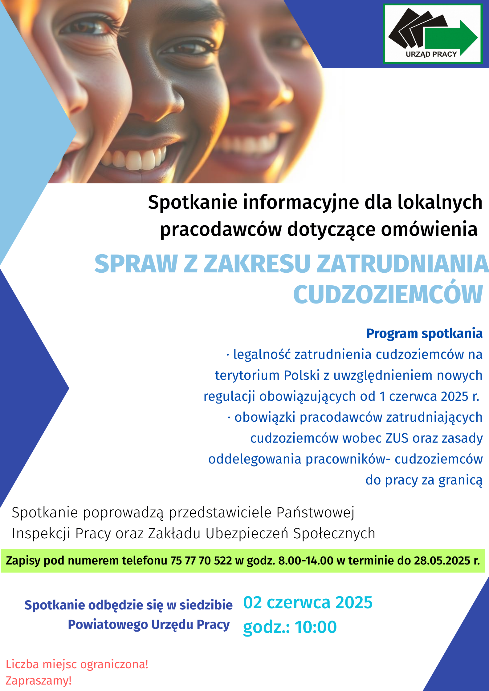 Zdjęcie artykułu Spotkanie informacyjne dla lokalnych pracodawców