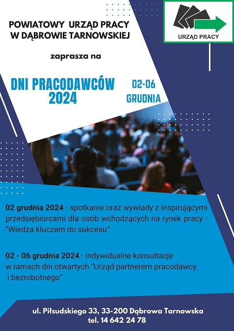 Plakat promujący Dni pracodawców2024