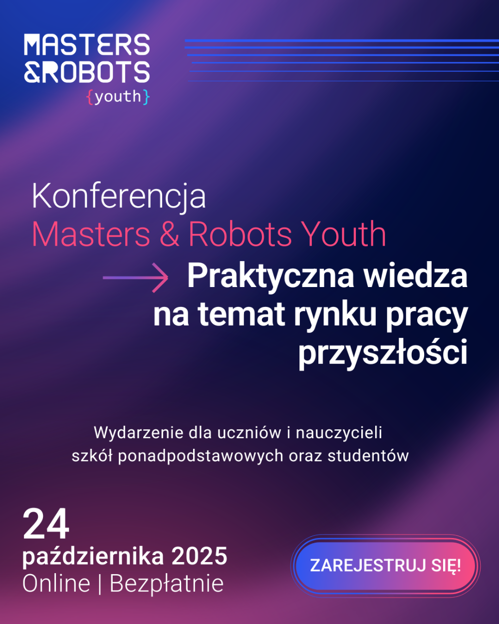 Zdjęcie artykułu Start zapisów do Masters & Robots Youth 2025