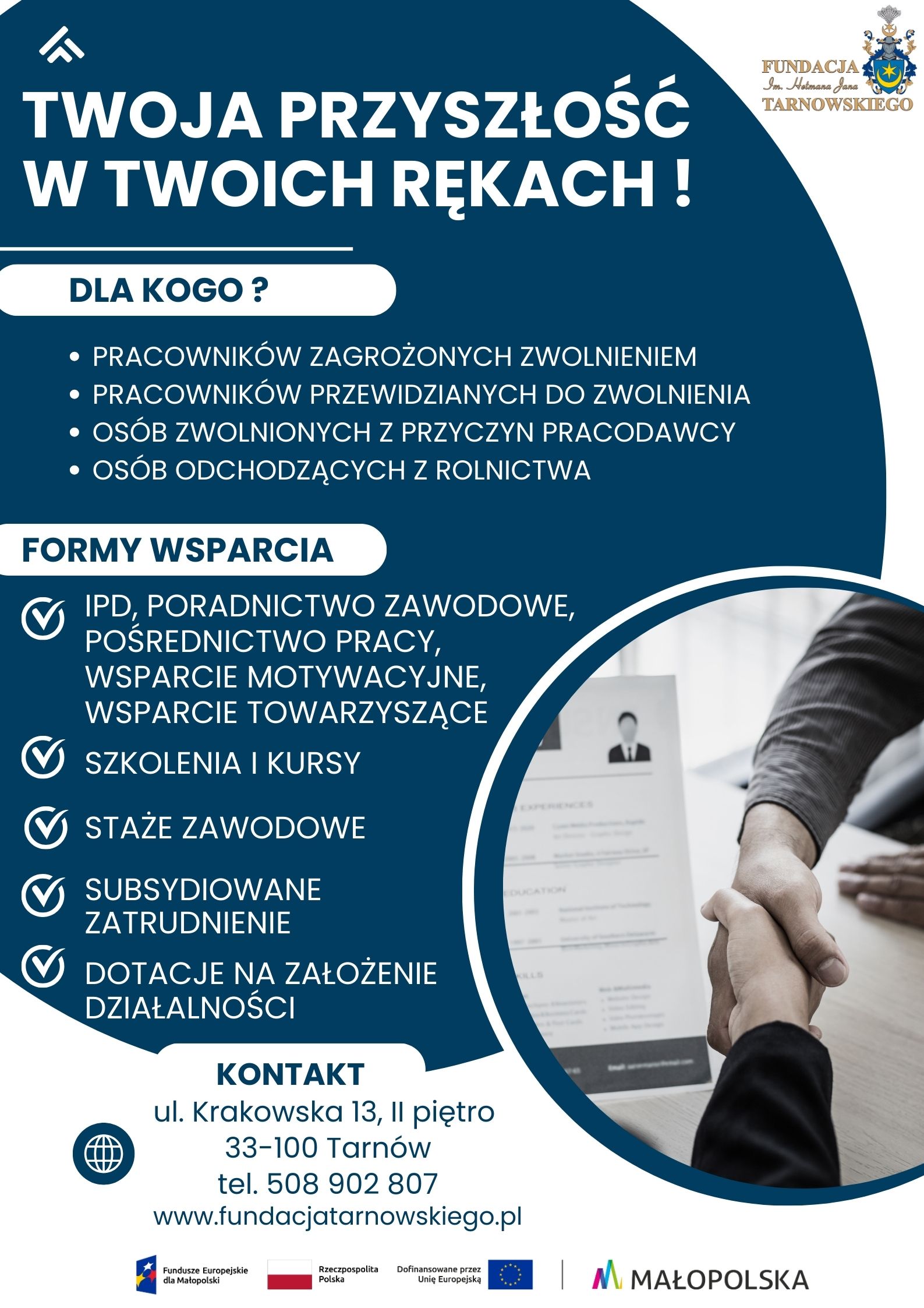 PLAKAT projektu Twoja Przyszłość w Twoich Rękach