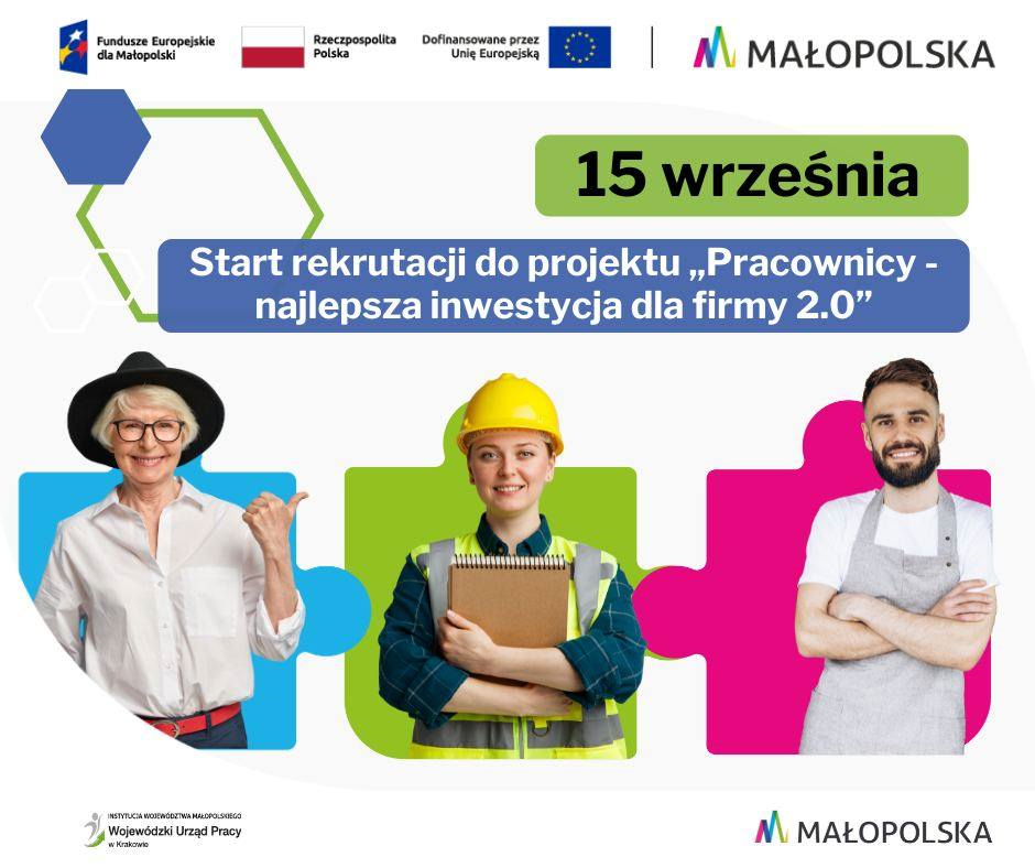 Zdjęcie artykułu Informacja o projektcie pn. Pracownicy – najlepsza inwestycja dla firmy 2.0
