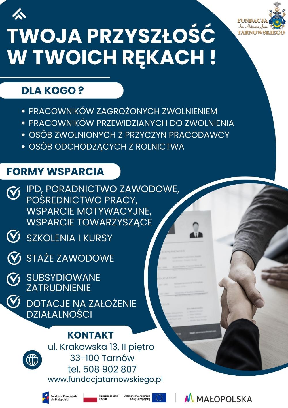 PLAKAT projektu Twoja Przyszłość w Twoich Rękach