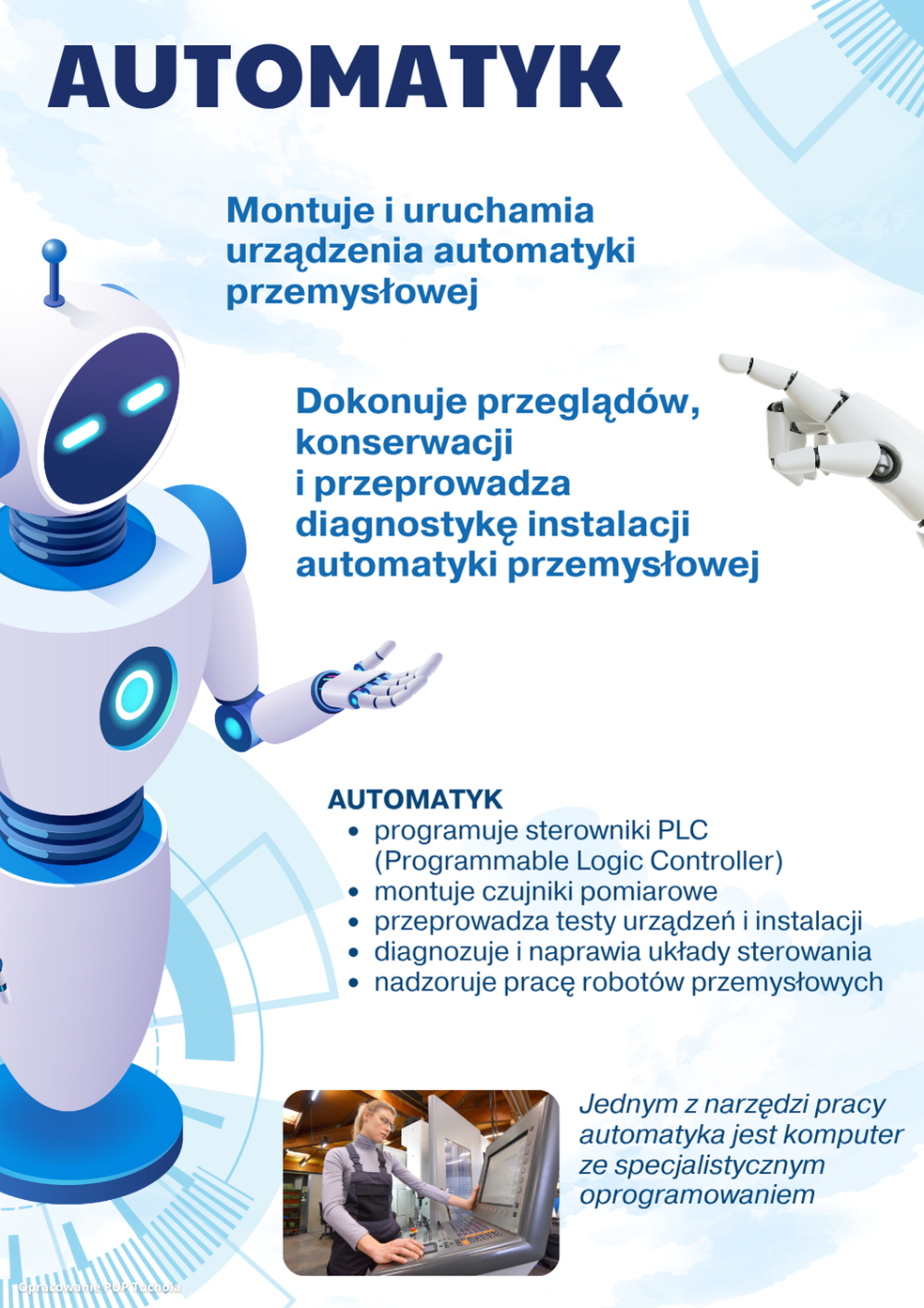 ulotka informacyjna o zawodzie automatyka